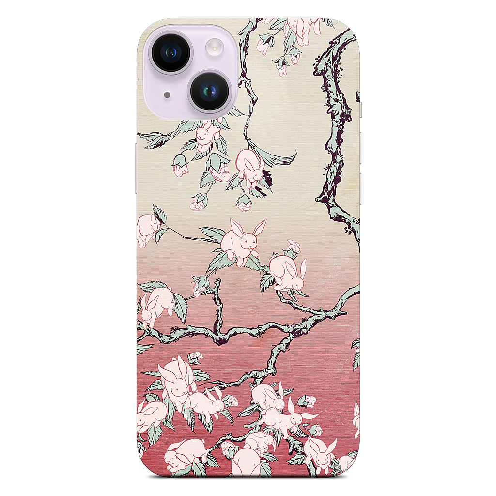 Bunny Blossom iPhone Skin