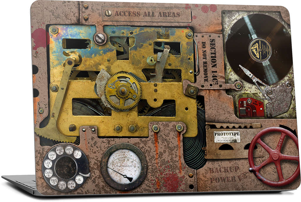 Steampunk MacBook Skin