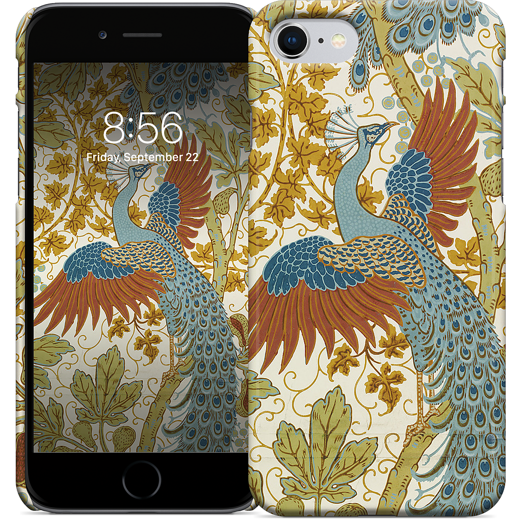 Fig and Peacock iPhone Case