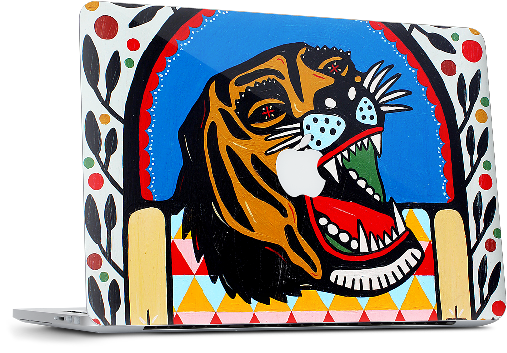 Tiger Coffin MacBook Skin