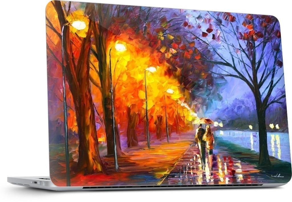 ALLEY BY THE LAKE by Leonid Afremov MacBook Skin