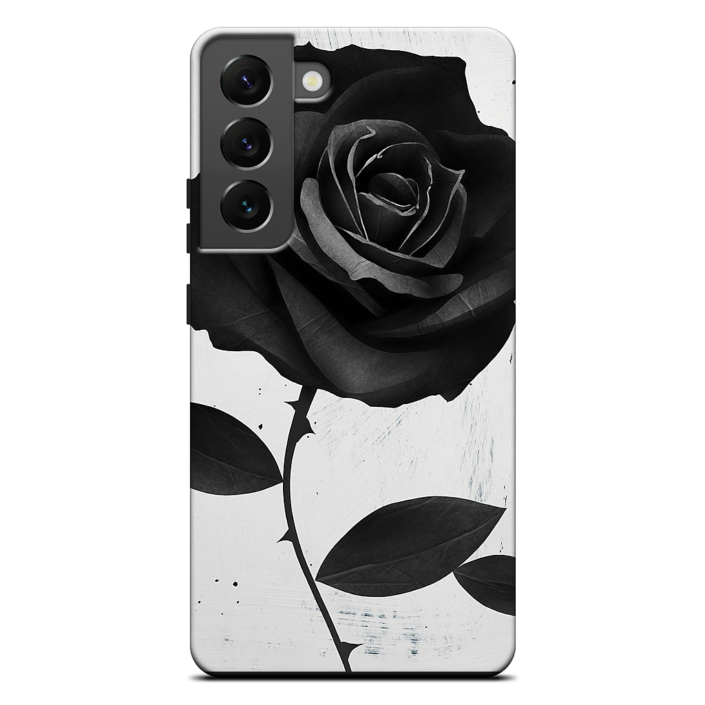Fabric Rose Samsung Case