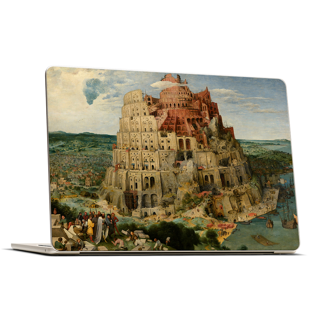 The Tower of Babel MacBook Skin