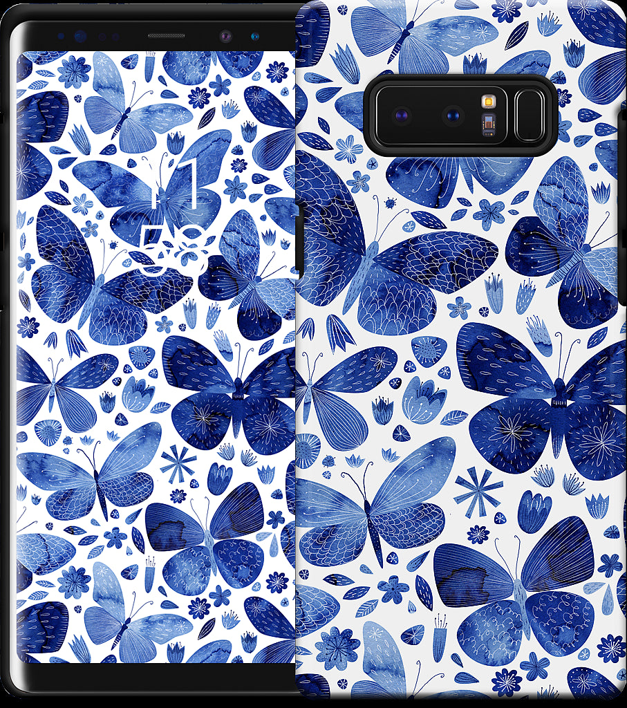 Blue Butterflies Samsung Case