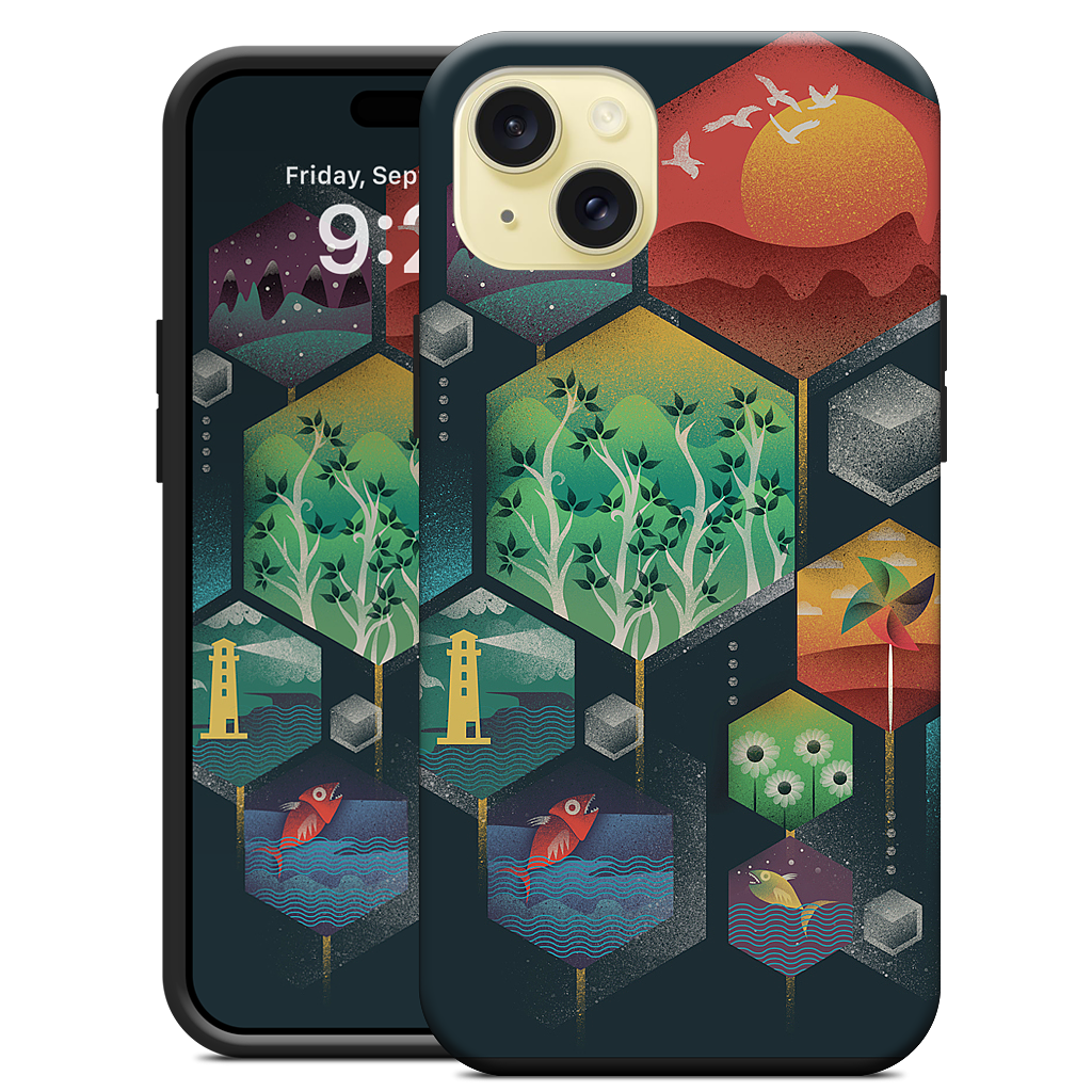Geometrical Wonders iPhone Case