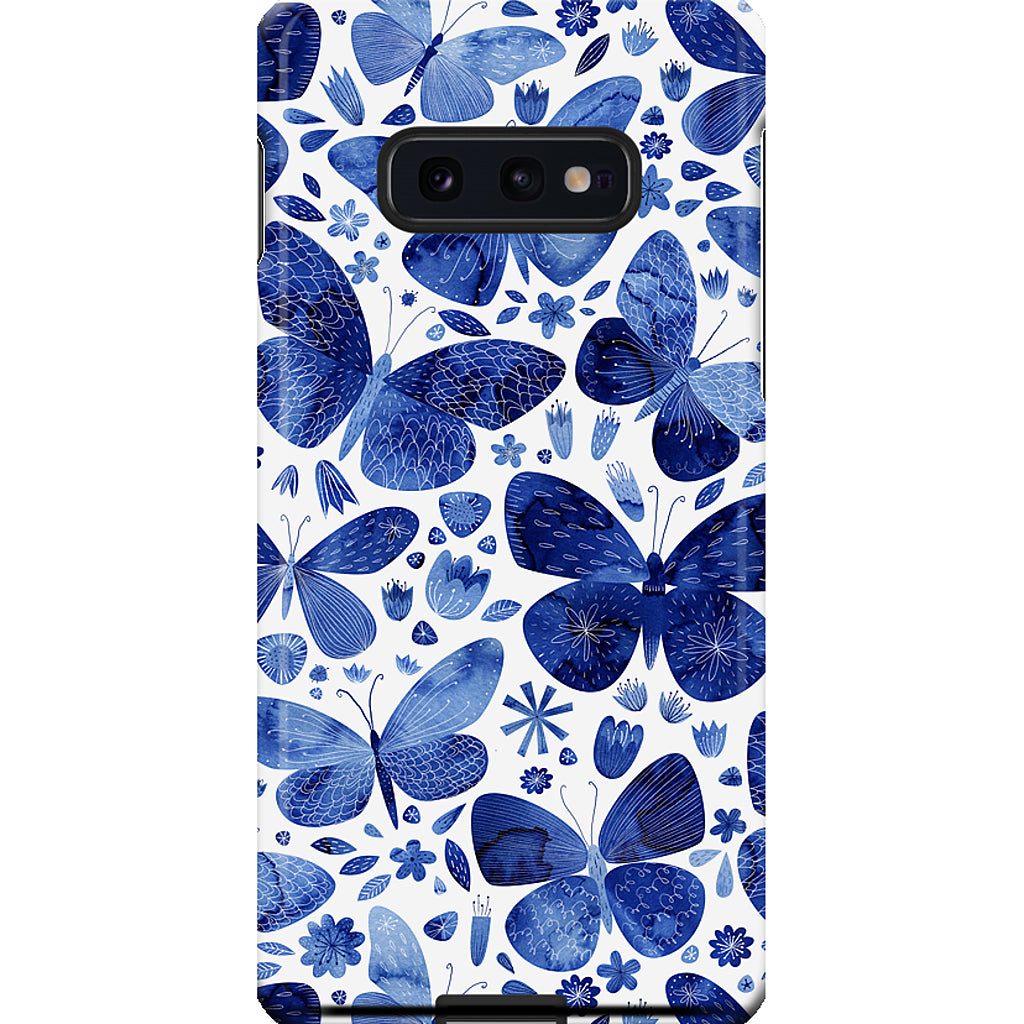 Blue Butterflies Samsung Case
