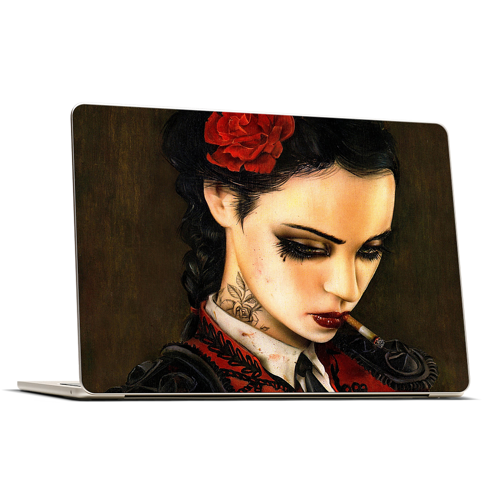 Bull Fight Her MacBook Skin