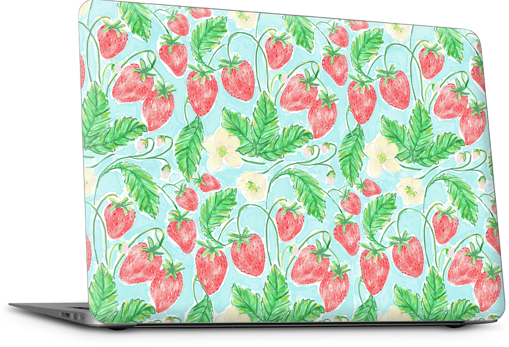 Wild Strawberries MacBook Skin