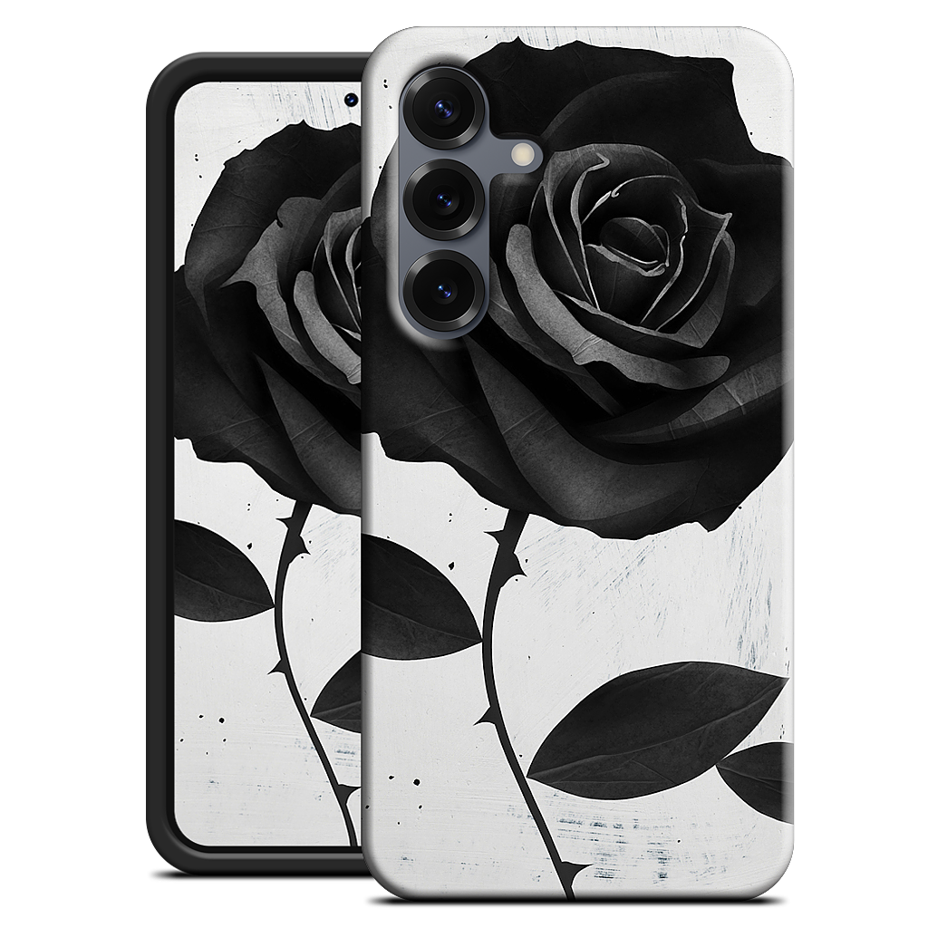 Fabric Rose Samsung Case