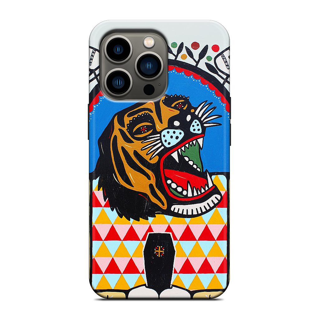 Tiger Coffin iPhone Case