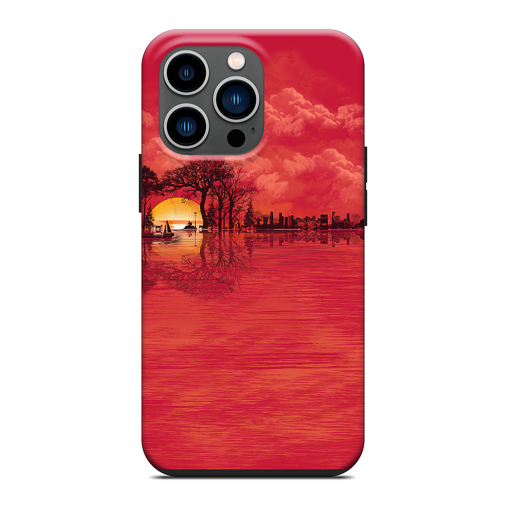 Musical Sunset iPhone Case