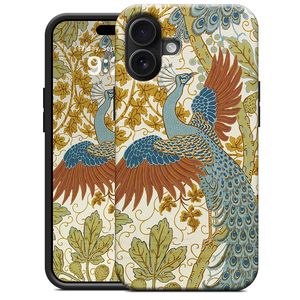 Fig and Peacock iPhone Case