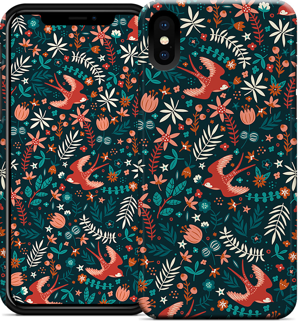 Flying Swallows iPhone Case