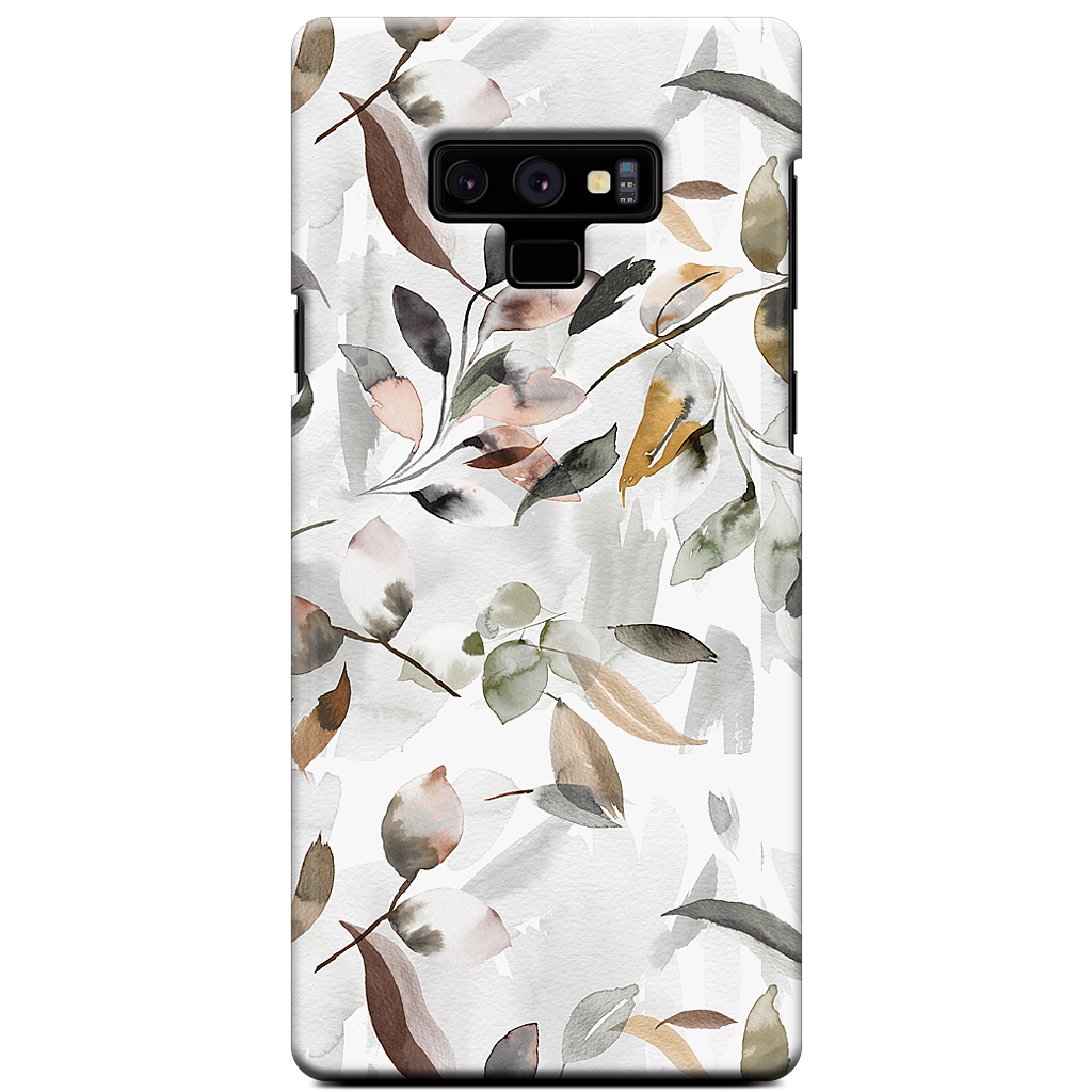 Watercolor Leaves Green Samsung Case