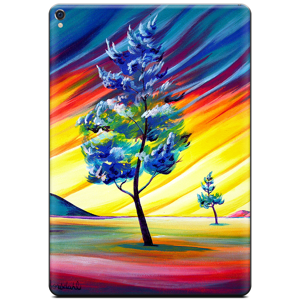 Thick Frost Sunset Glow iPad Skin
