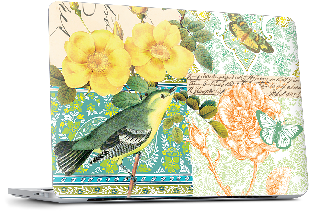 Yellow Bird MacBook Skin