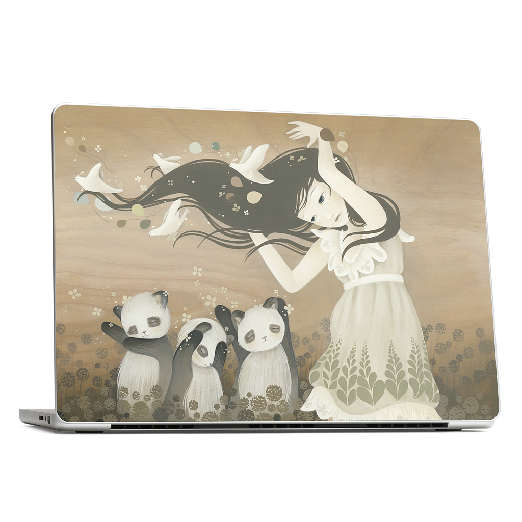 Leave The Hair And Go Free MacBook Skin