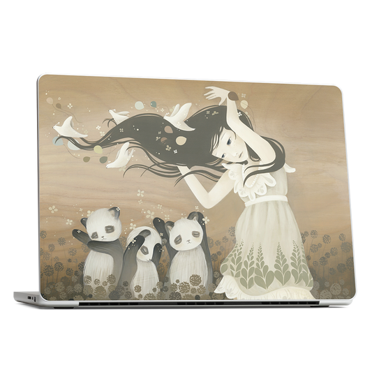 Leave The Hair And Go Free MacBook Skin