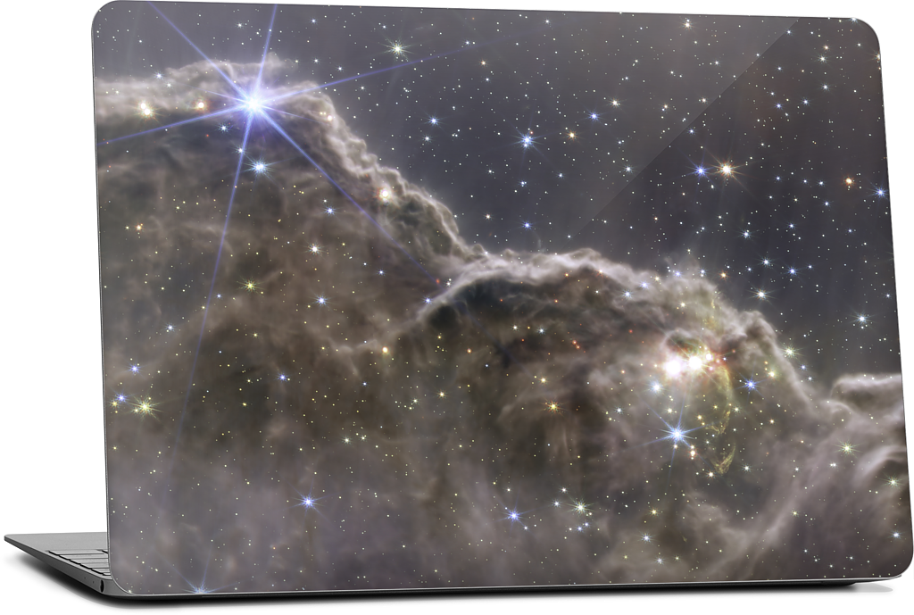 Cosmic Cliffs of Carina (MIRI and NIRCam Image) MacBook Skin