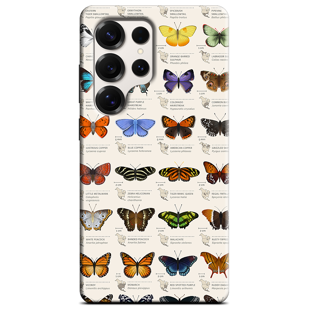 42 North American butterflies Samsung Case