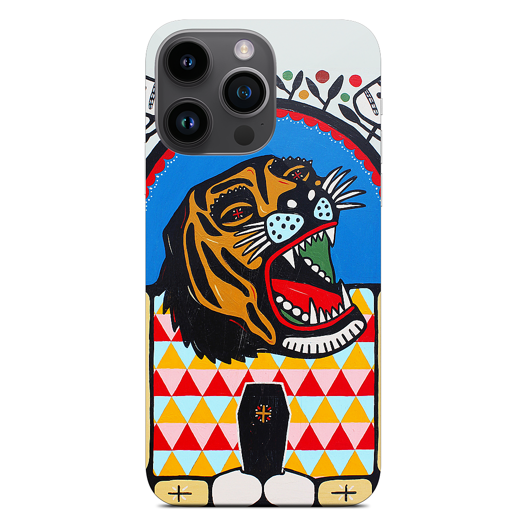 Tiger Coffin iPhone Skin