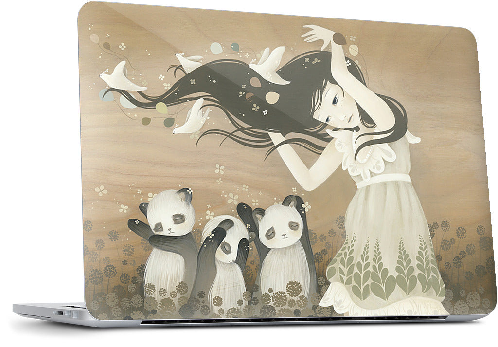 Leave The Hair And Go Free MacBook Skin