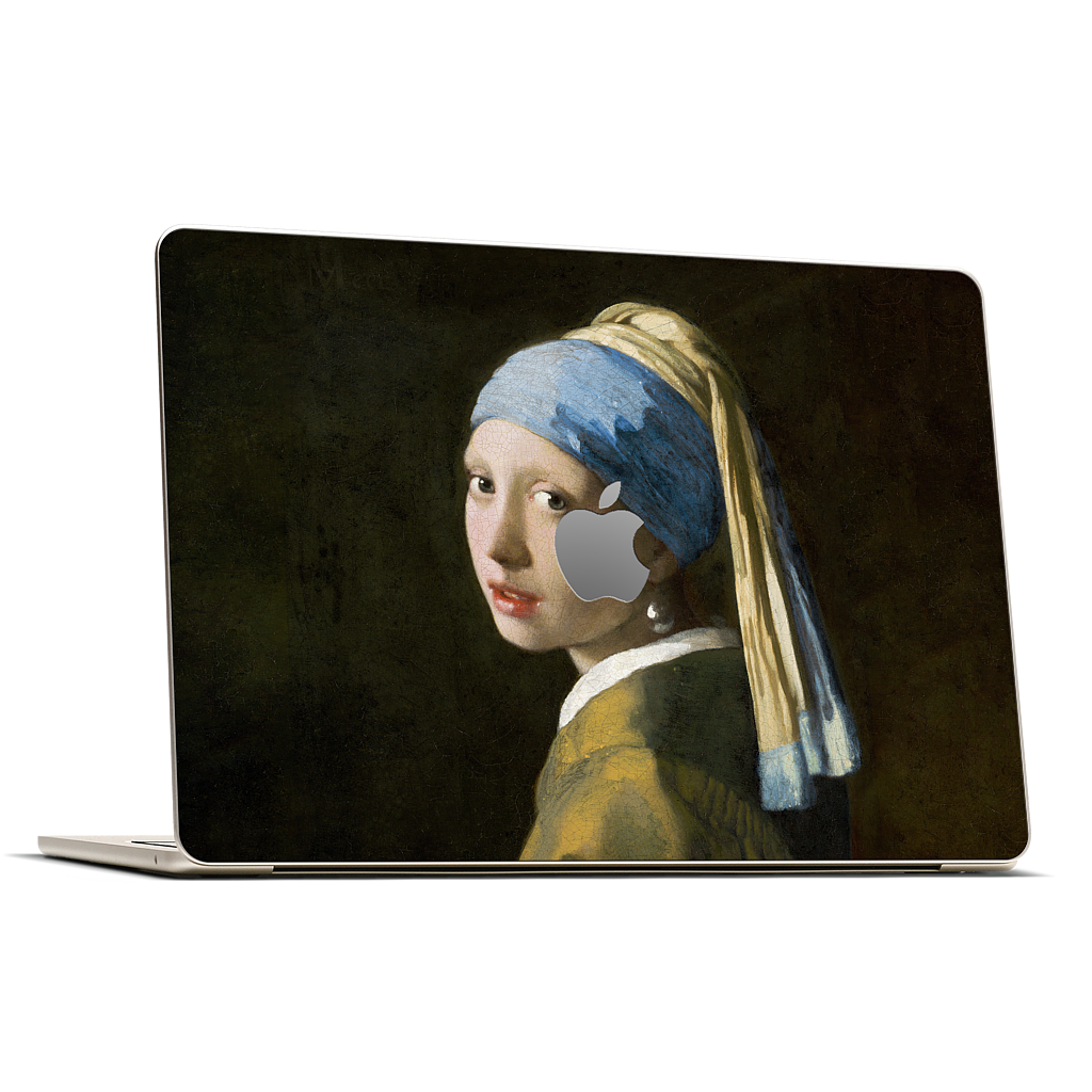 Girl with a Pearl Earring MacBook Skin