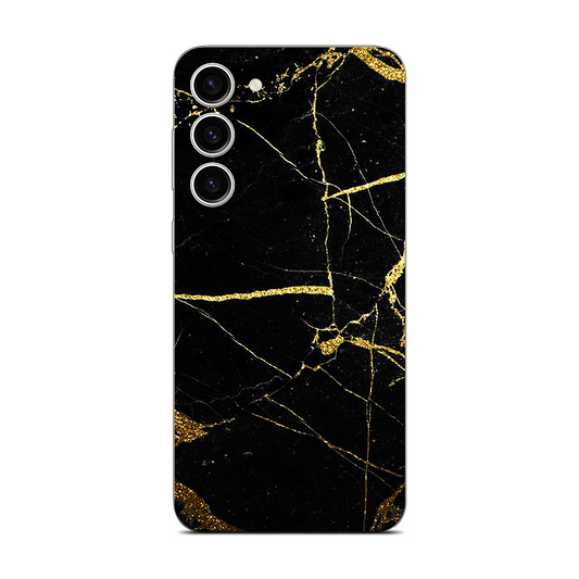 Black and Gold Marble Samsung Skin