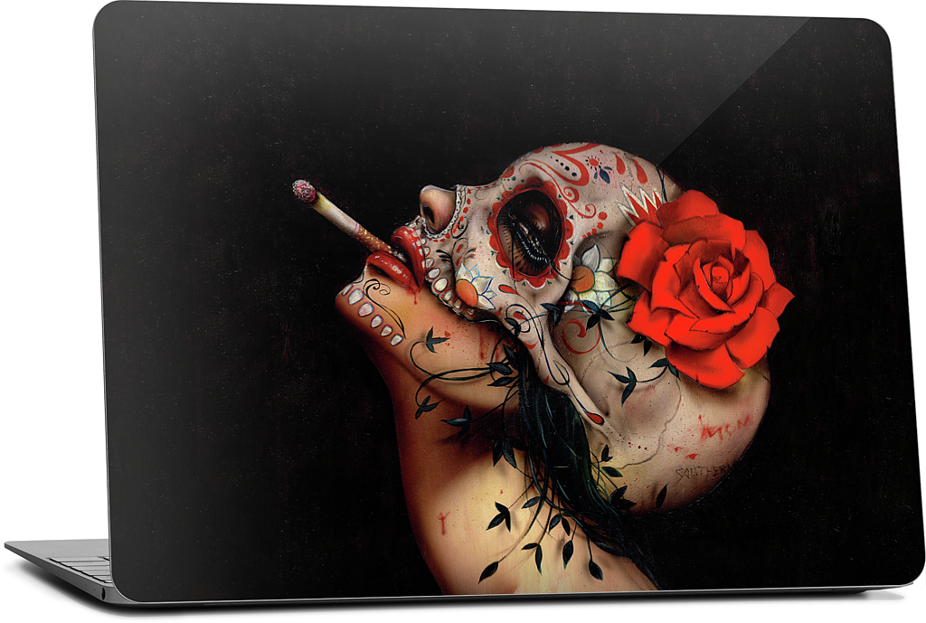 Viva La Muerte MacBook Skin