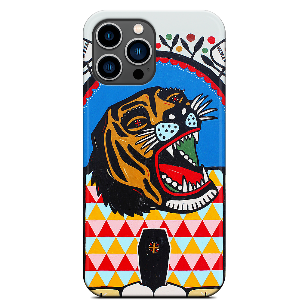 Tiger Coffin iPhone Case