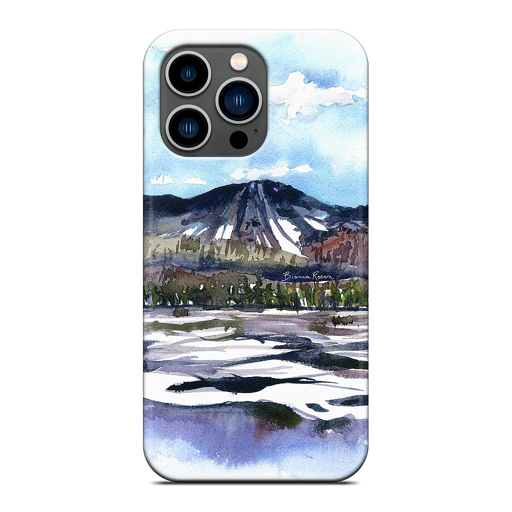 Ski Mountain iPhone Case