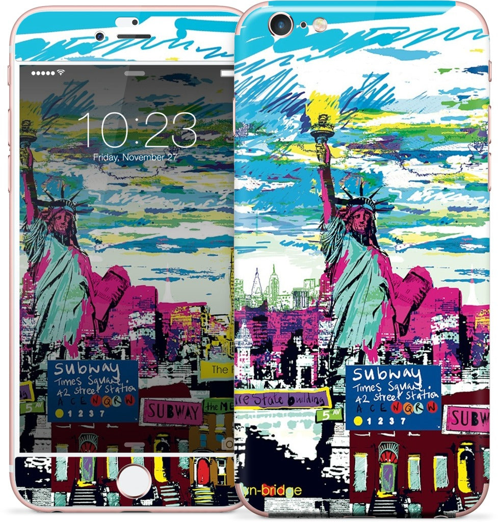 New York Skyline iPhone Skin