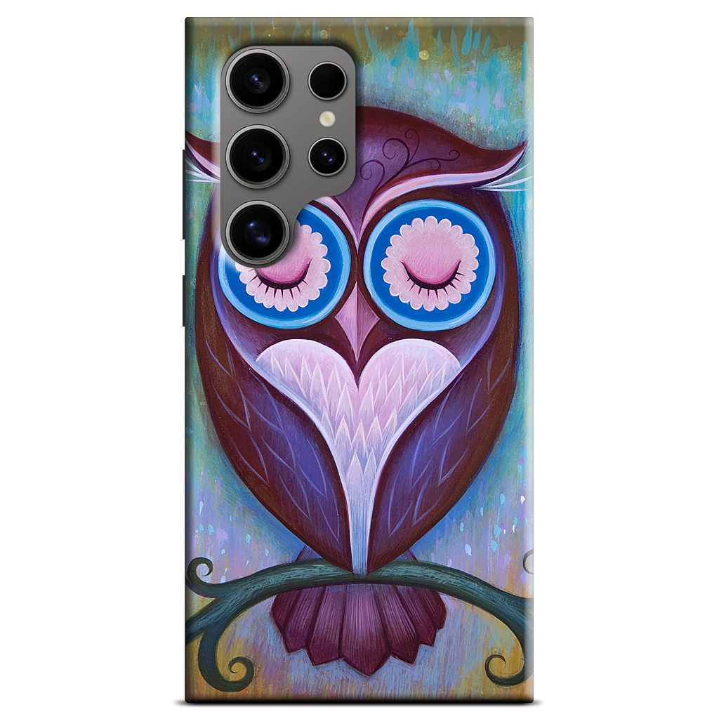 Sleepy Owl Samsung Case