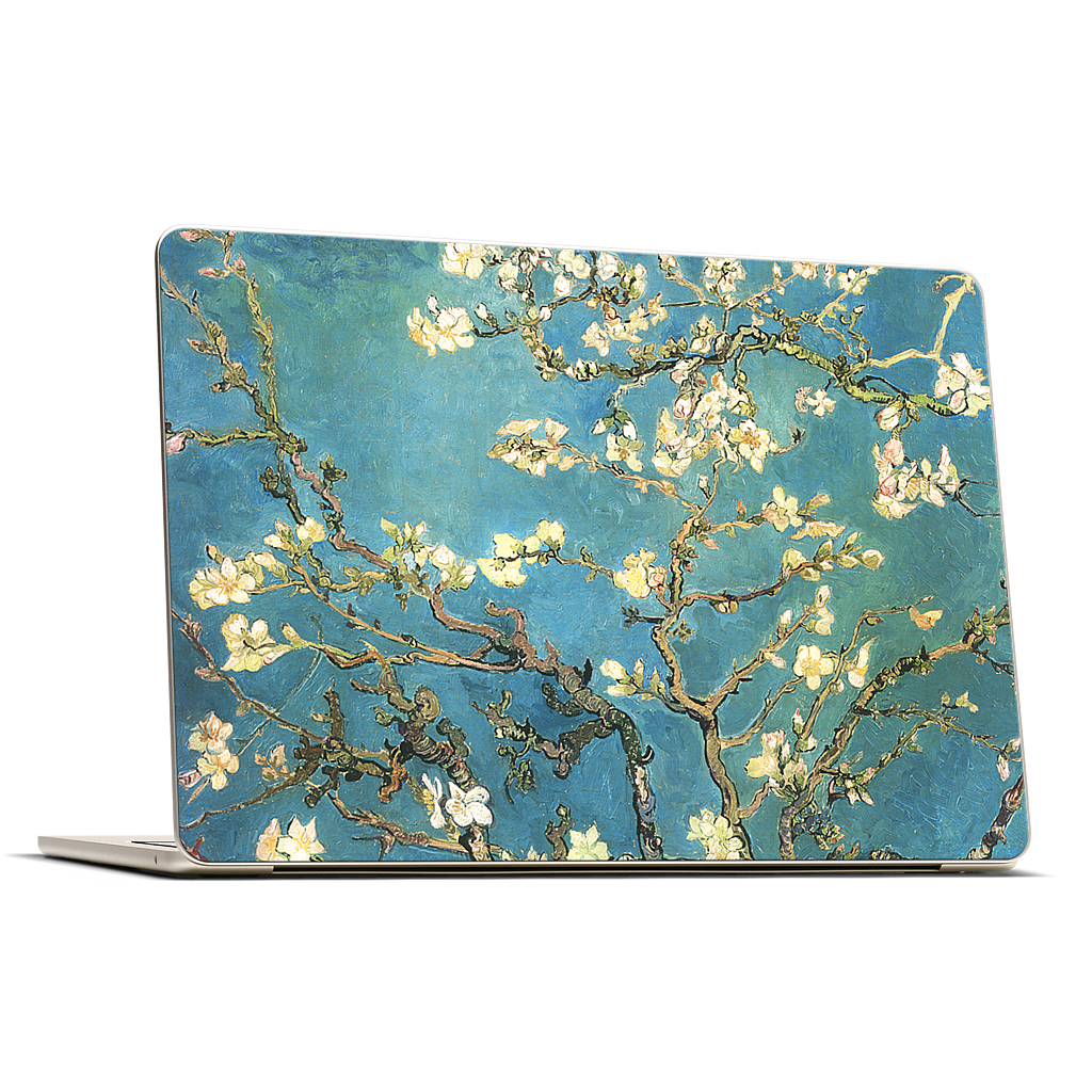 Almond Branches in Bloom MacBook Skin