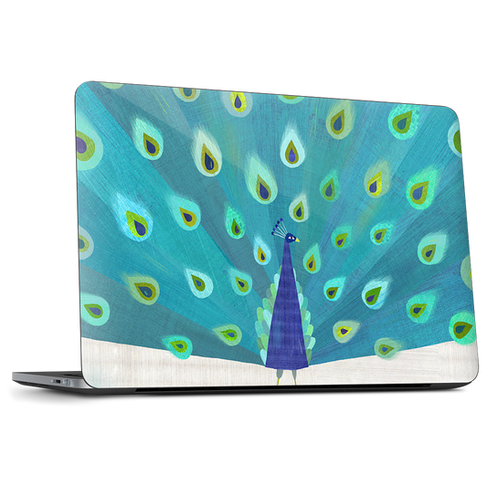 Patterned Peacock Dell Laptop Skin