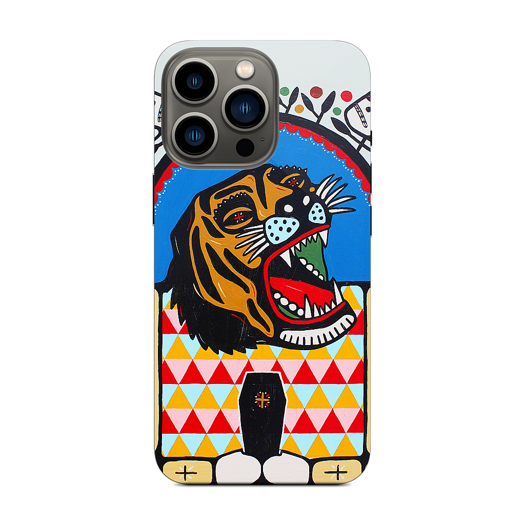 Tiger Coffin iPhone Skin
