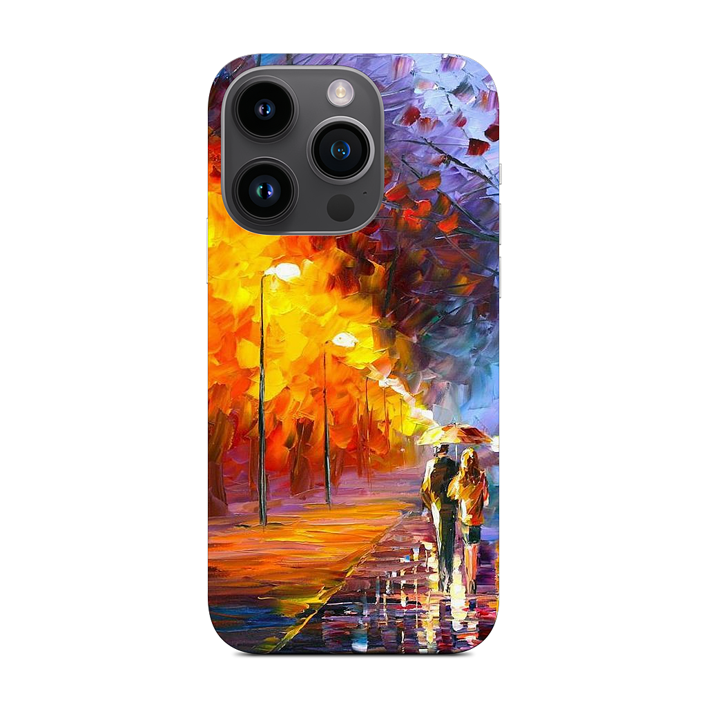 ALLEY BY THE LAKE by Leonid Afremov iPhone Skin