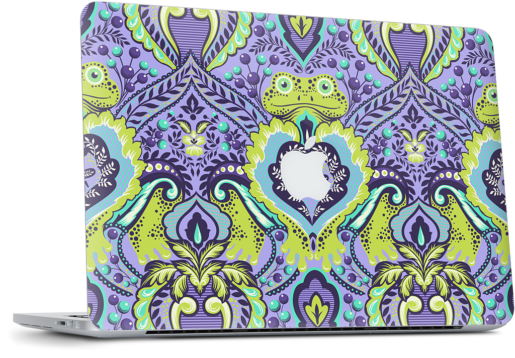 Frog Prince Orchid MacBook Skin