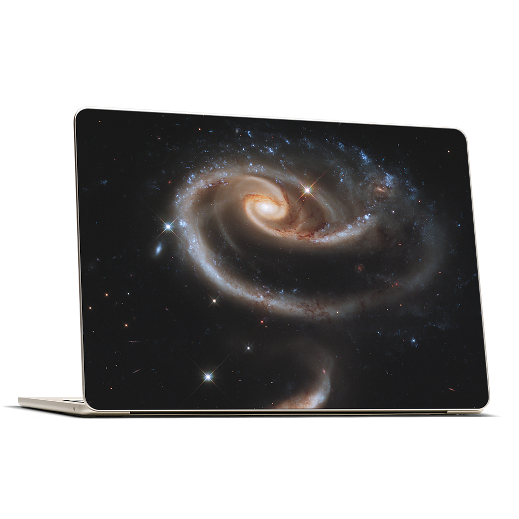 A Rose Of Galaxies MacBook Skin
