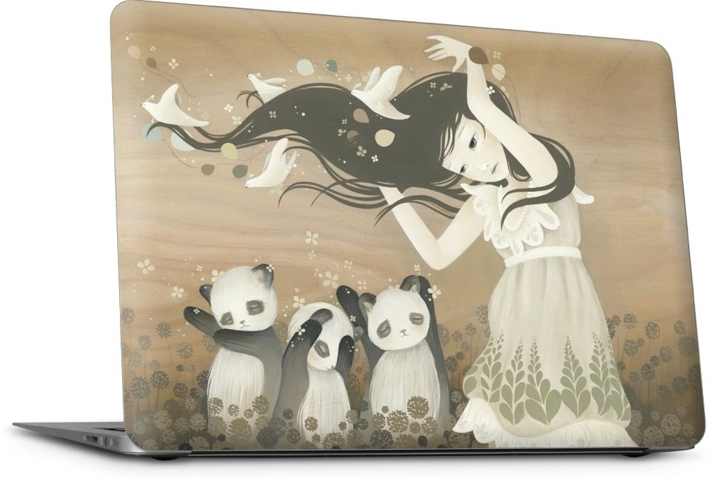 Leave The Hair And Go Free MacBook Skin