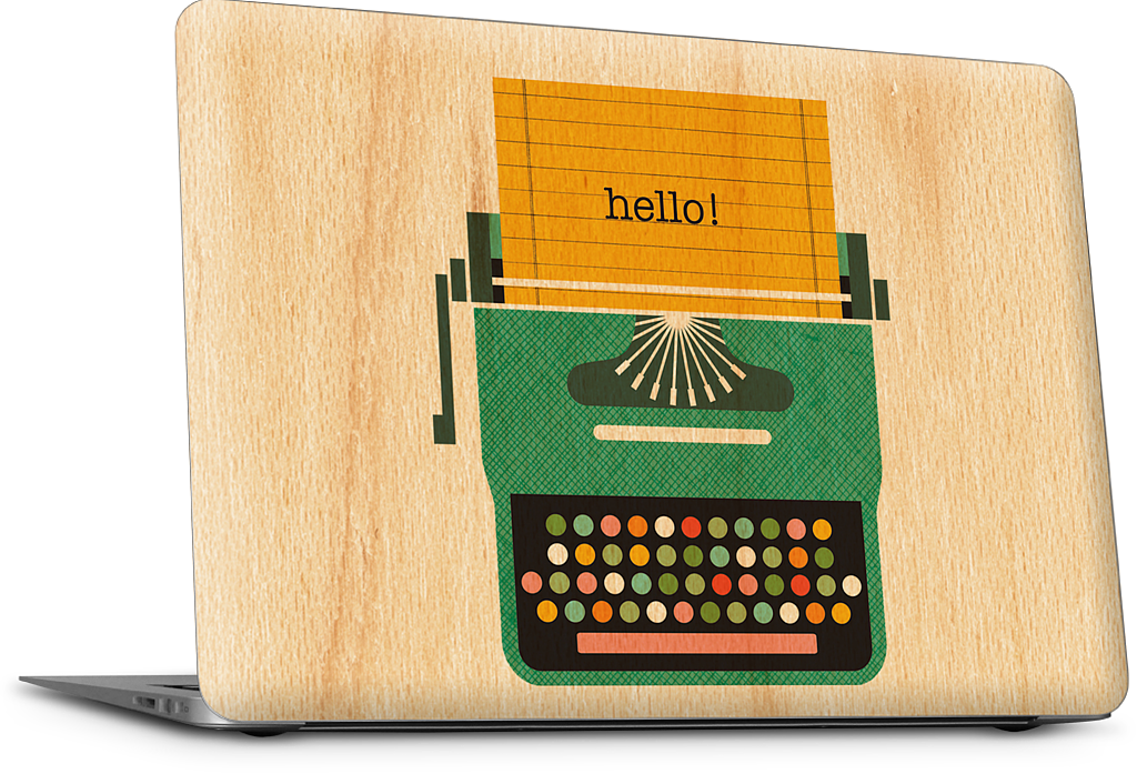 Typewriter MacBook Skin