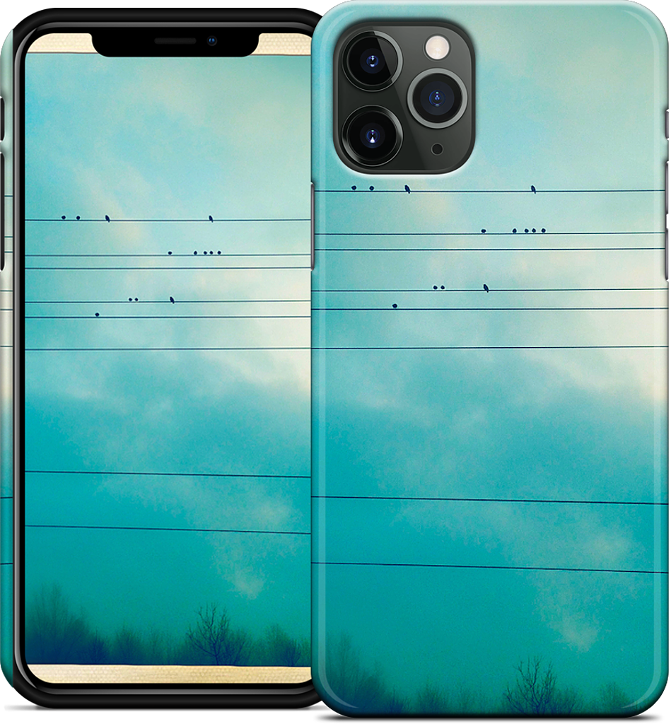 Birds on a wire iPhone Case
