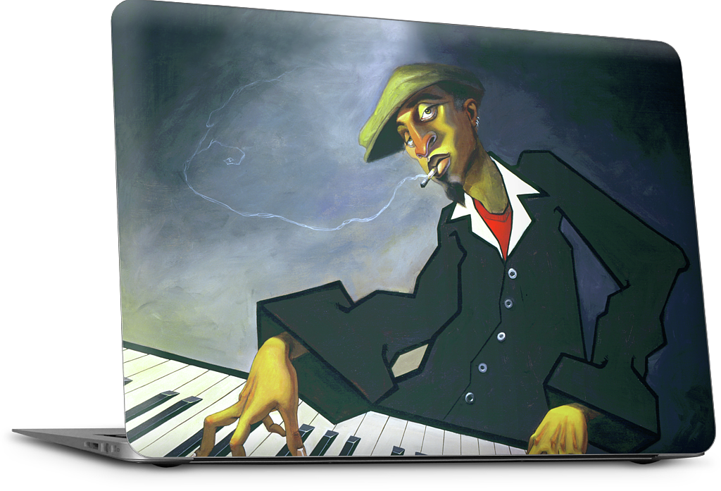 Piano Man II MacBook Skin