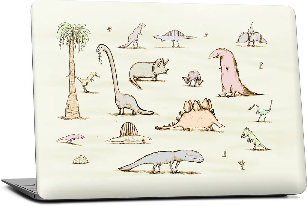 Dinosaurs MacBook Skin