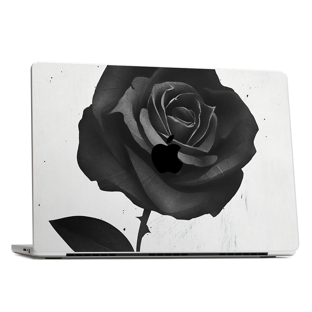 Fabric Rose MacBook Skin
