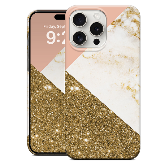 Gold Marble Collage  iPhone Case