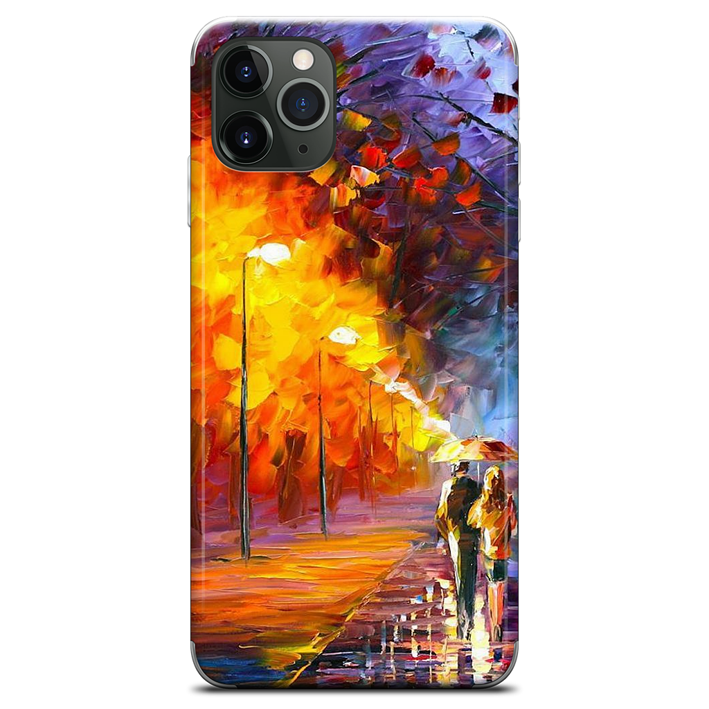 ALLEY BY THE LAKE by Leonid Afremov iPhone Skin