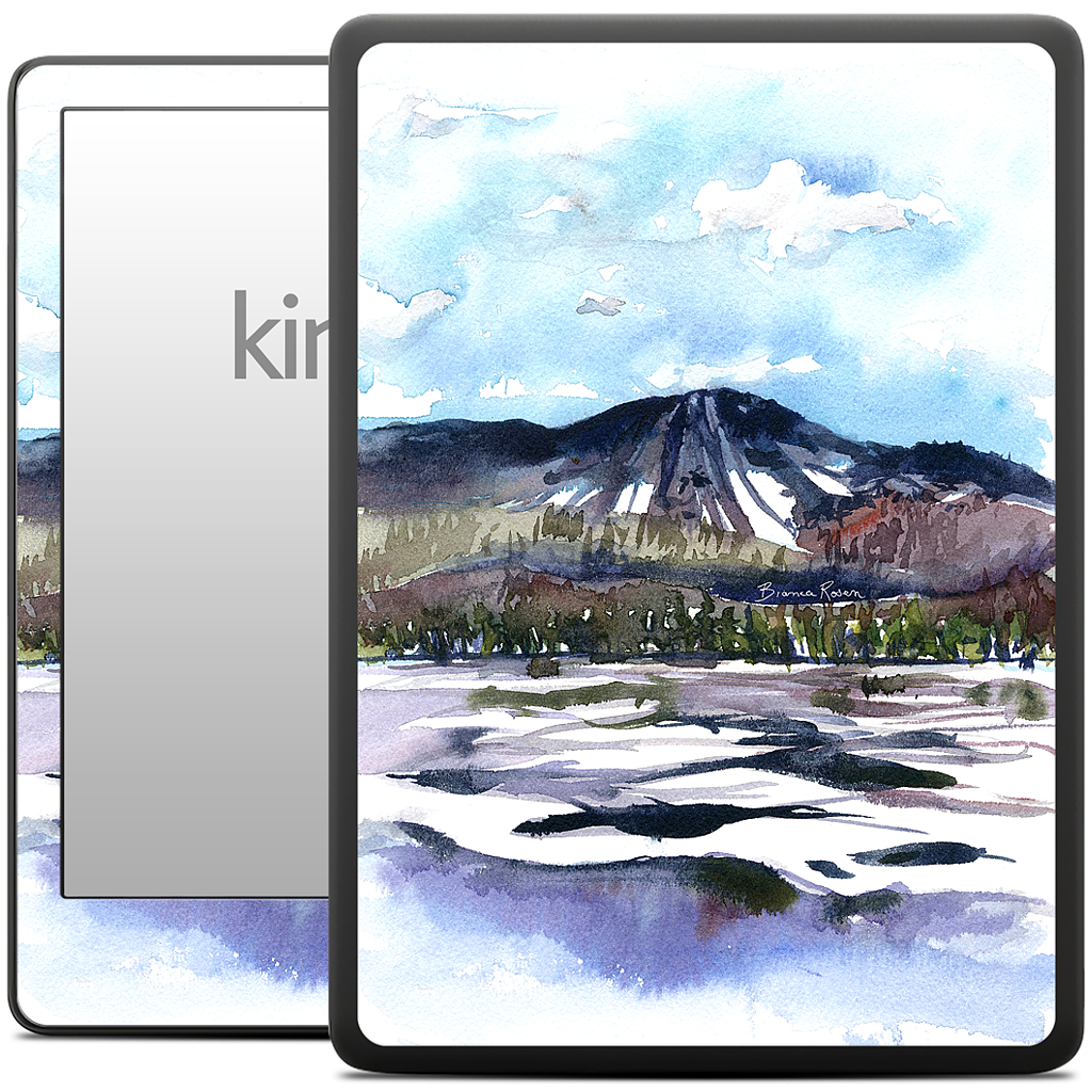 Ski Mountain Kindle Skin