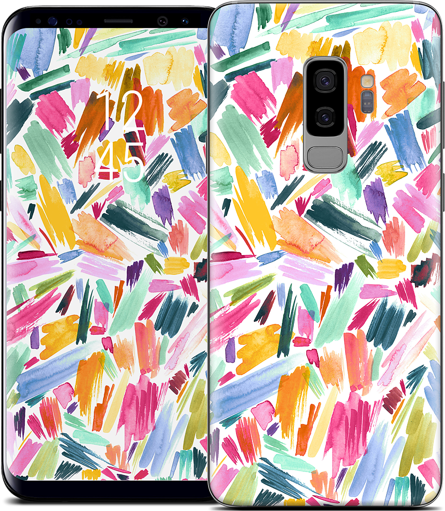 Colorful Abstract Strokes Samsung Skin