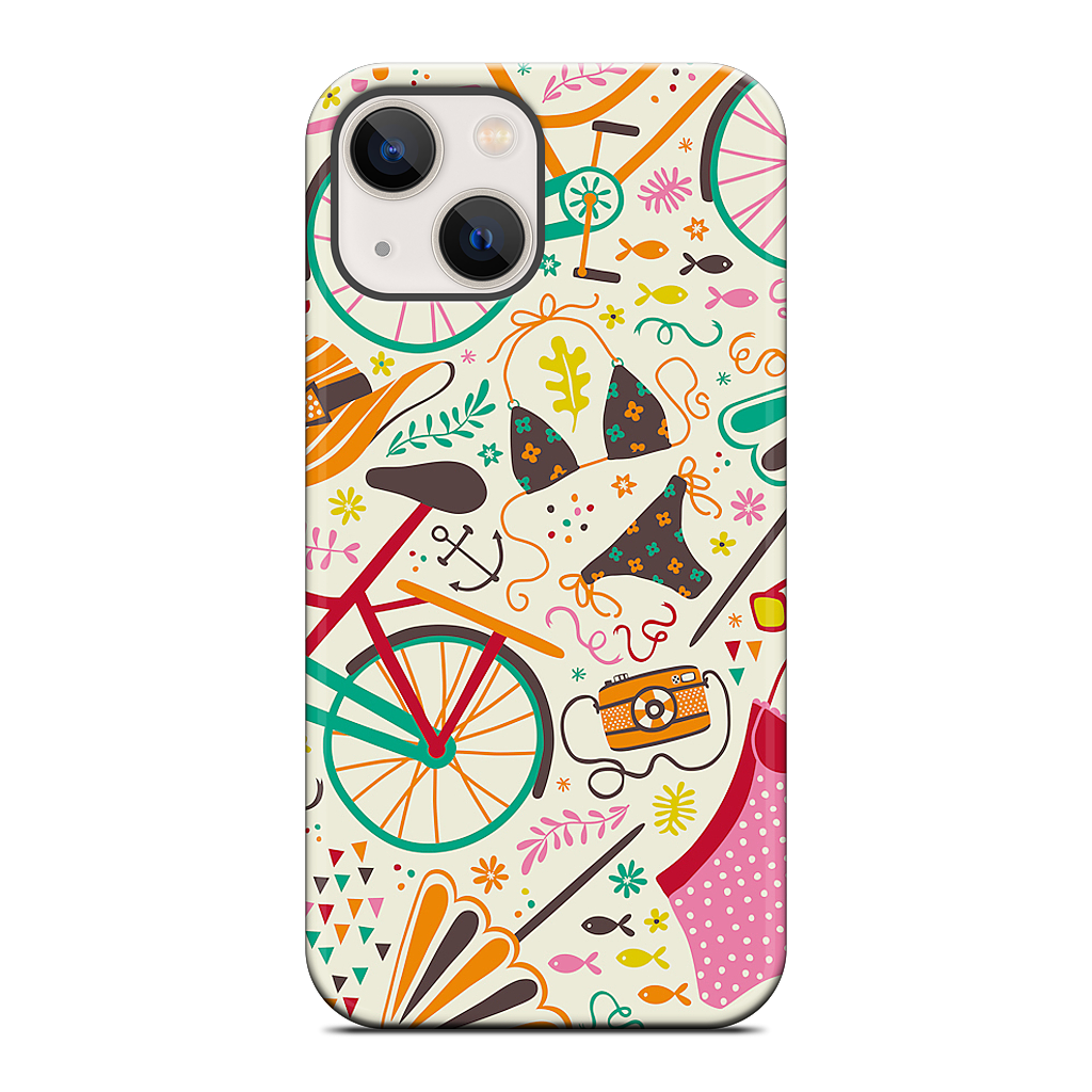 Seaside Cycle iPhone Case